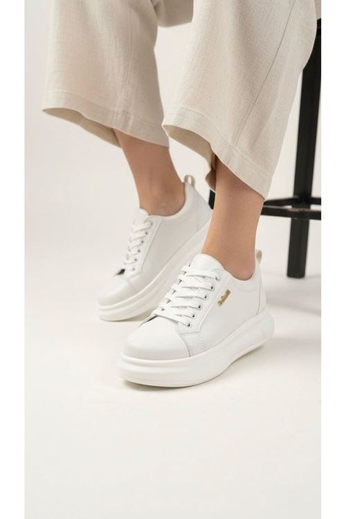 Kadın Less Kalın Tabanlı Ortopedik Günlük Sneaker