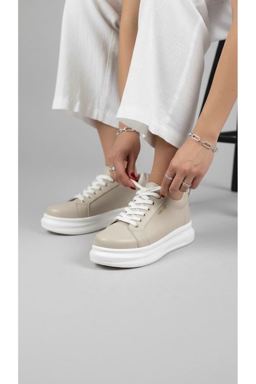 Kadın Less Kalın Tabanlı Ortopedik Günlük Sneaker
