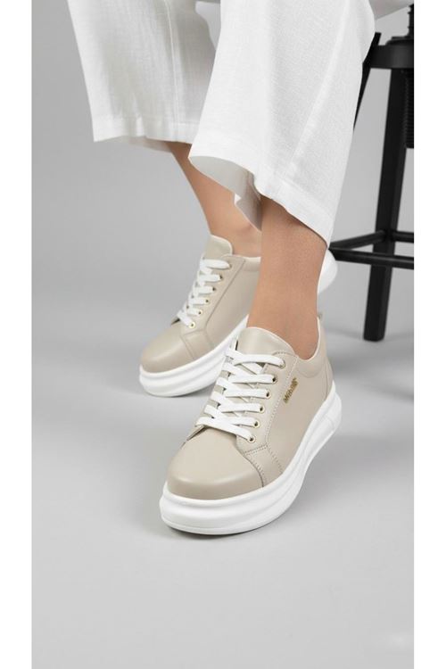 Kadın Less Kalın Tabanlı Ortopedik Günlük Sneaker