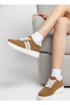 Kadın Mona Bağcıklı Ortopedik  Hafif Taban Günlük Sneaker